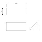 Dolphin DP2109 Prestige Double Toilet Roll Holder