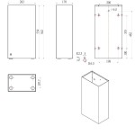 Dolphin BS951 Freestanding or Surface Mounted Bin