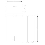 Dolphin DP3101 Prestige Paper Towel Dispenser