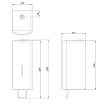 Dolphin BC823 Surface-Mounted Soap Dispenser