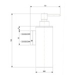 Dolphin BC600 Wall-Mounted Liquid Soap Dispenser