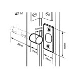 Chubb WS14 Hinge Bolts