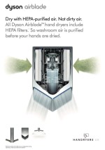 Dyson Airblade V HU02 Hand Dryer