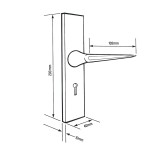 Chubb 3K70 Lever Handles