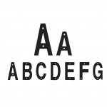 Letter A - Available in 75mm & 100mm