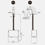 The Splash Lab TSL.R031.BR Sink Mounted Sensor Activated Hand Dryer