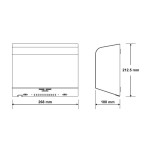 Dolphin BC2005 Infrared Automatic High Speed Hand Dryer - Satin Stainless Steel
