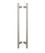 Allgood Mode® 1753 1200mm c/c x 19mm Ø Back-to-back Fixing Pull Handles - Satin Stainless Steel