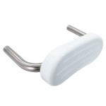 Dolphin 200mm Stainless Steel WC Backrest with Pad