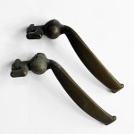 Crittall Curved Window Handle - Right Hand