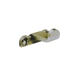 Crittall Type Curved Peg Stays - Available in 150mm & 200mm Lengths - Antique Brass