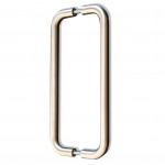 150mm c/c x 19mm Ø - Self-Sanitising Antimicrobial Satin Stainless Steel
