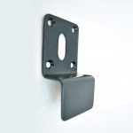 Cylinder Door Pulls – Matt Black Powder Coated