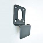 Cylinder Door Pulls – Matt Black Powder Coated