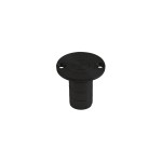 Dust Excluding Socket for Flush Bolts – Timber – Antimicrobial Eco-Friendly Matt Black