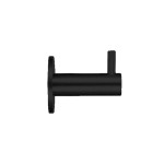 Peg Style Coat Hook on Rose – Antimicrobial Eco-Friendly Matt Black