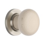 M Marcus Heritage Brass Cream Crackle Porcelain Knob furniture