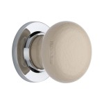 M Marcus Heritage Brass Cream Crackle Porcelain Knob furniture