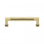 M Marcus Heritage Brass Bauhaus Design Cabinet Handle 128mm Centre to Centre