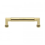 M Marcus Heritage Brass Bauhaus Design Cabinet Handle 128mm Centre to Centre