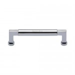 M Marcus Heritage Brass Bauhaus Design Cabinet Handle 128mm Centre to Centre