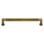 M Marcus Heritage Brass Bauhaus Design Cabinet Handle 203mm Centre to Centre