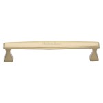 M Marcus Heritage Brass Deco Design Cabinet Handle 254mm Centre to Centre