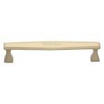 M Marcus Heritage Brass Deco Design Cabinet Handle 254mm Centre to Centre