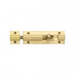 M Marcus Heritage Brass Door Bolt Straight 100 x 32mm