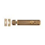 Heritage Brass Door Bolt Flat – 150mm