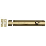 M Marcus Heritage Brass Door Bolt Flat 200mm
