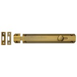 M Marcus Heritage Brass Door Bolt Flat 200mm