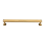 M Marcus Heritage Brass Pyramid Design Cabinet Handle 203mm Centre to Centre