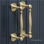 M Marcus Heritage Brass Colonial Design Cabinet Handle 96mm Centre to Centre