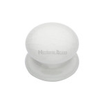 M Marcus Heritage Brass White Crackle Porcelain Cupboard & Wardrobe Knobs