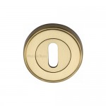 M Marcus Heritage Brass Round Standard Key Escutcheon 53mm 