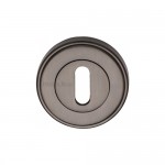 M Marcus Heritage Brass Round Standard Key Escutcheon 53mm 