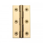 M Marcus Heritage Brass Wardrobe Hinge 76mm x 42mm