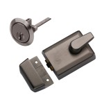 M Marcus York Roller Bolt Night Latch complete with matching finish outside cylinder