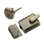 M Marcus York Roller Bolt Night Latch complete with matching finish outside cylinder