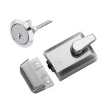 M Marcus York Roller Bolt Night Latch complete with matching finish outside cylinder