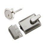 M Marcus York Roller Bolt Night Latch complete with matching finish outside cylinder