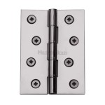 M Marcus Heritage Brass Hinge with Phosphor Washers 102mm x 76mm