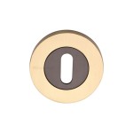 M Marcus Heritage Brass Round Standard Key Escutcheon 53mm 