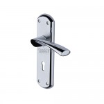 M Marcus Sorrento Atlanta Design Door Handle on Plate Apollo Finish