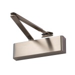 Universal door closer – Satin Stainless Steel