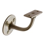 M Marcus Heritage Brass Handrail Brackets 75mm projection