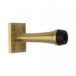 M Marcus Heritage Brass Wall Mounted Door Stop 76mm Projection