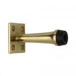 M Marcus Heritage Brass Wall Mounted Door Stop 76mm Projection