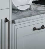 M Marcus Heritage Brass Traditional Design Bolt Through Fixing Pull Handle 330mm length